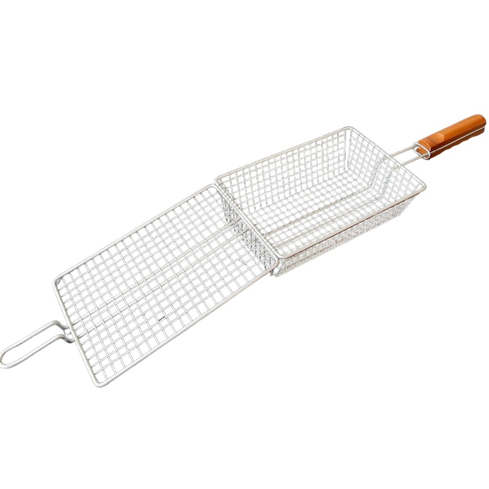BBQ Grill Basket for veggies or other bbq food flare - Picture 1 of 3